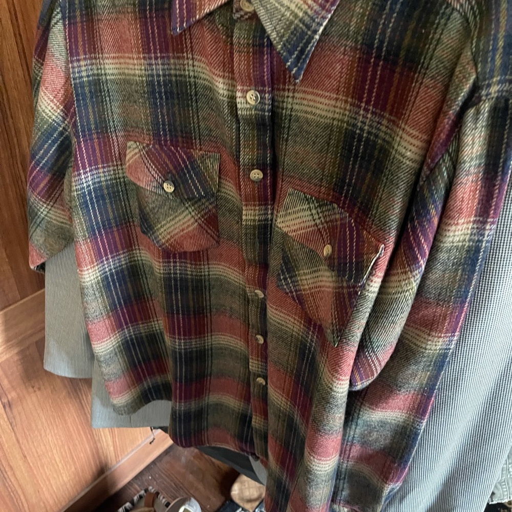 Vintage Sears flannel size large mens (medium)